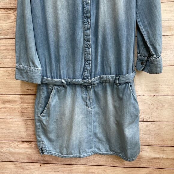 ETIENNE MARCEL L.A.‎ TUNIC DRESS IN BLUE DENIM - Picture 3 of 7